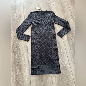 Guess LS Elisa Jacquard seamless dress